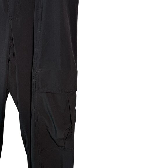 Athleta Chelsea Utility Jogger Womens Size 4 Black Elastic Waist Stretch Cargo P - Picture 3 of 7